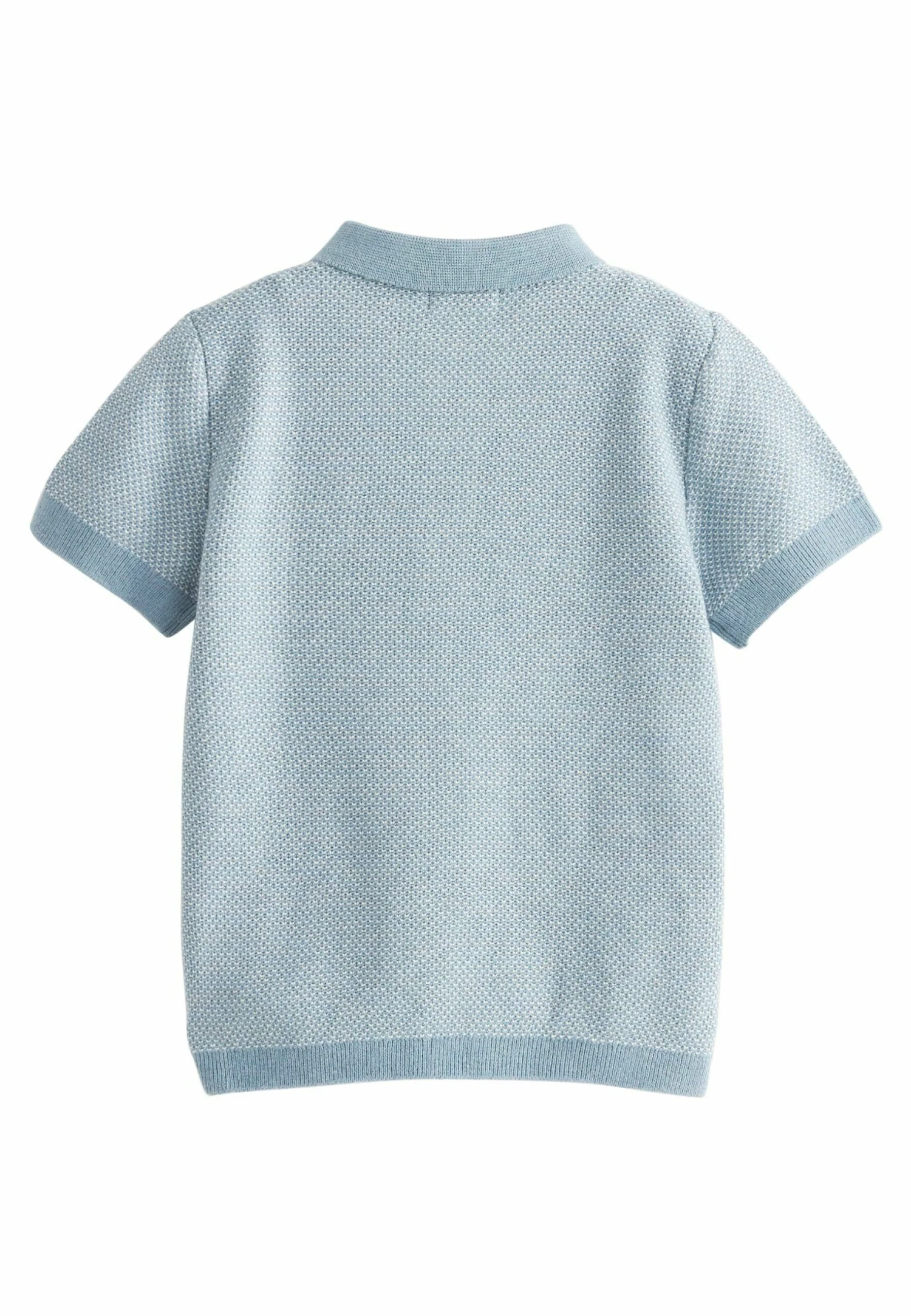 Next Textured Short Sleeve Standard - Poloshirt - Blue 7 Next Textured Short Sleeve Standard - Poloshirt - Blue - Afbeelding 7