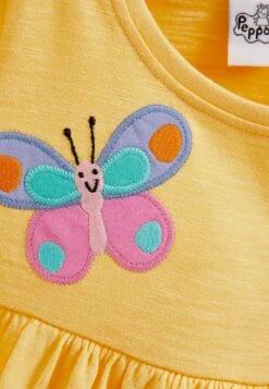Next Rainbow Applique Peppa Standard - Jurk - Yellow -Next 5ca7603080ab49ddb6048d6758521893