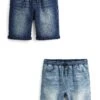 Next 2 Pack - Jeansshort - Blue