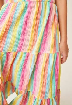 Next Back Detail Tiered Standard - Jerseyjurk - Pink Yellow Green Stripe -Next 5fb6eb63457d4d7d85f8ce34791e00f5