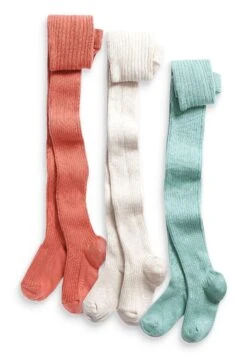 Next 3 Pack Rich - Overknee Kousen- Cream