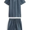 Next Vertical Stripe Set Standard - Shorts - Navy Blue
