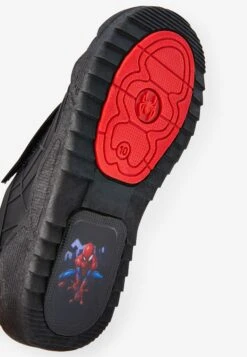 Next Spider-Man Leather Double Strap Shoes - Sneakers Laag - Black -Next 656f97e177724ba29d2e6e6b140dcb47