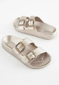 Next Double Buckle - Badslippers - Rose Gold -Next 66b723a768af421e8c03afc5d2cb3091