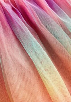 Next Soft Standard - Plooirok - Ombre Pink Purple Blue Rainbow -Next 69193e30212643aba776694c8213eebc