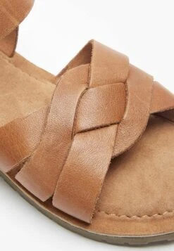 Next Wide Fit- Sandalen - Tan Brown Woven Leather -Next 6a8eb3ed7cf64828b3d0ee08d5b81259