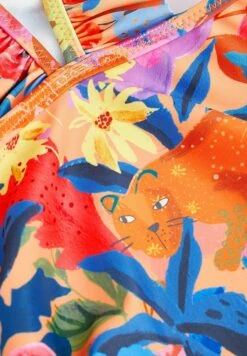 Next Frill Sleeved Standard - Badpak - Orange -Next 6c3265fd83174b8caa3d650fc1dfdcaa