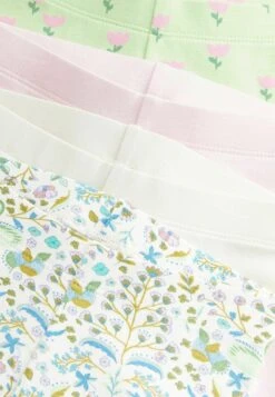 Next Crop 4 Pack- Legging - Pink Green -Next 70598b6b322b4ab68fece1e5c1e71fa3