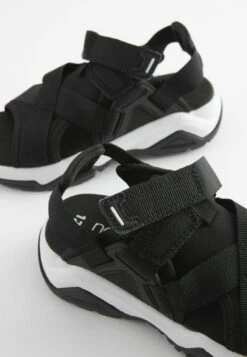 Next Trekkers - Outdoorsandalen - Black White -Next 70fd11e98fd342d5a2e8816ab6028133
