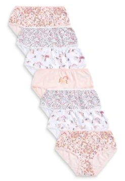 Next Days Of The Week 7 Pack - Slip - Pink/Off White