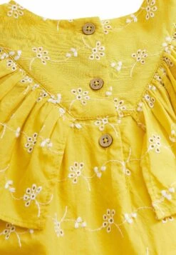 Next Ruffle Standard - Jurk - Yellow Broderie -Next 73bea3fea8ec45d18a2e1daeeb75477f