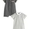 Next Rompers 2 Pack- Jumpsuit - Grey