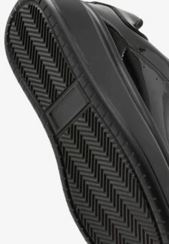 Next Chunky- Sneakers Laag - Black Patent Ribbon Lace -Next 779d32b50cb6402cb6a915fad800b620