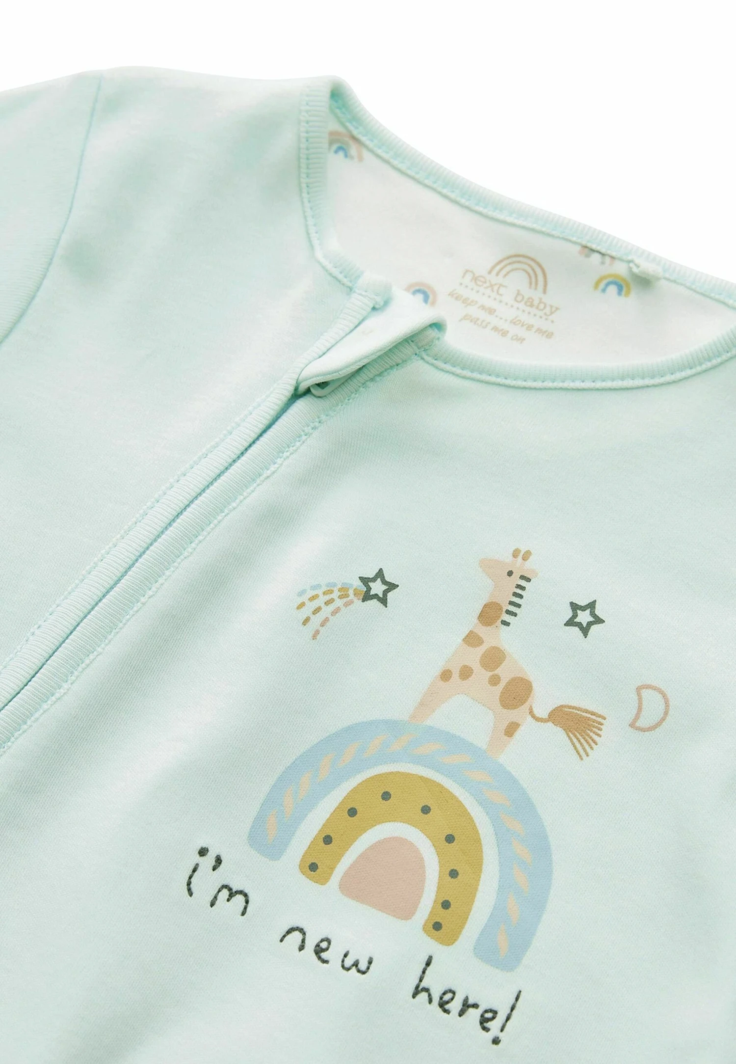 Next Im New Here Single Standard - Kruippakje - Light Blue 5 Next Im New Here Single Standard - Kruippakje - Light Blue - Afbeelding 5