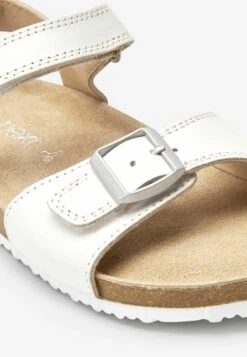 Next Corkbed Wide Fit - Sandalen - White Leather -Next 7d7d4c422e3b463c96990e0a80e3ce3d