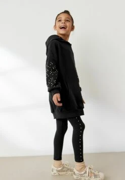 Next Set 3-16Yrs - Sweater - Black Studded