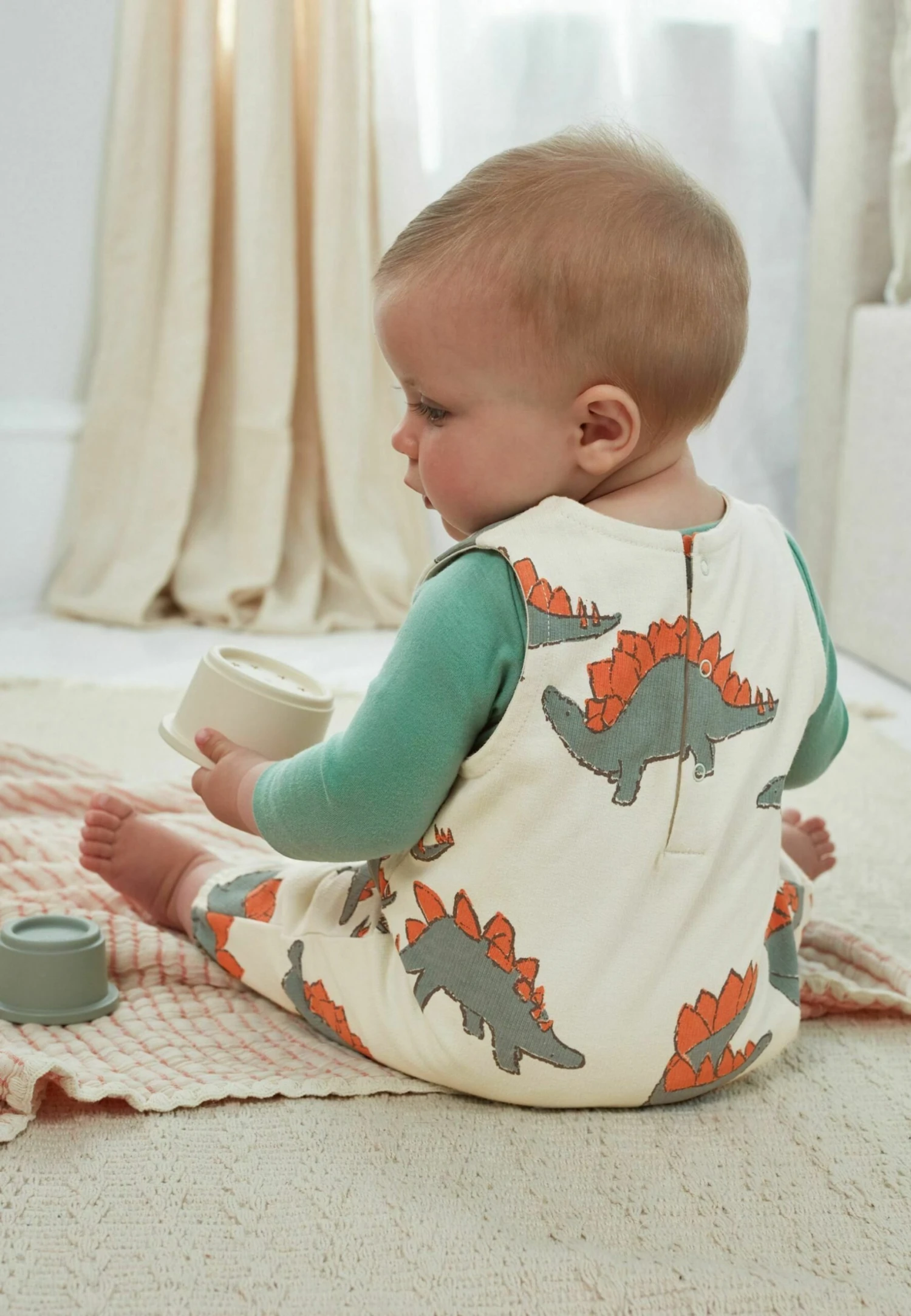 Next 2 Piece Dino Set - Body - Green 2 Next 2 Piece Dino Set - Body - Green - Afbeelding 2