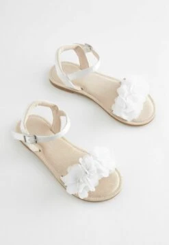 Next Corsage Flower Standard - Sandalen - White -Next 844de06877044703a5abb4f93769c3c3