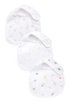 Next 3 Pack- Slabbetje - White Bright Character