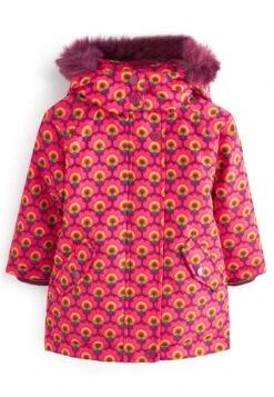 Next Printed WithStandard - Winterjas - Pink Geo