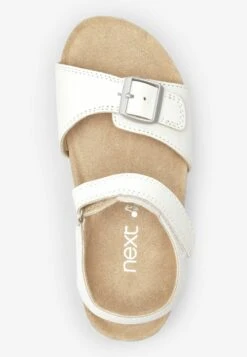 Next Corkbed Wide Fit - Sandalen - White Leather -Next 860fffd1599742ada6cb1767f8abab4c