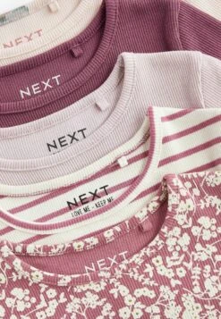 Next 5 Pack Long Sleeve Standard - Longsleeve - Pink -Next 86212503cc4041af9fb2638a72c5aa04