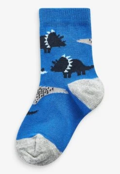 Next 7 Pack Rich Stripe Younger - Sokken - Blue (A00454) -Next 8696eb2a0f754423a5f1f20f6895e8d9