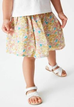 Next 2 Piece Floral Set Standard - T-Shirt Print - Ochre Yellow Cream -Next 86d0c6985d6141c597775b1128e8b02c