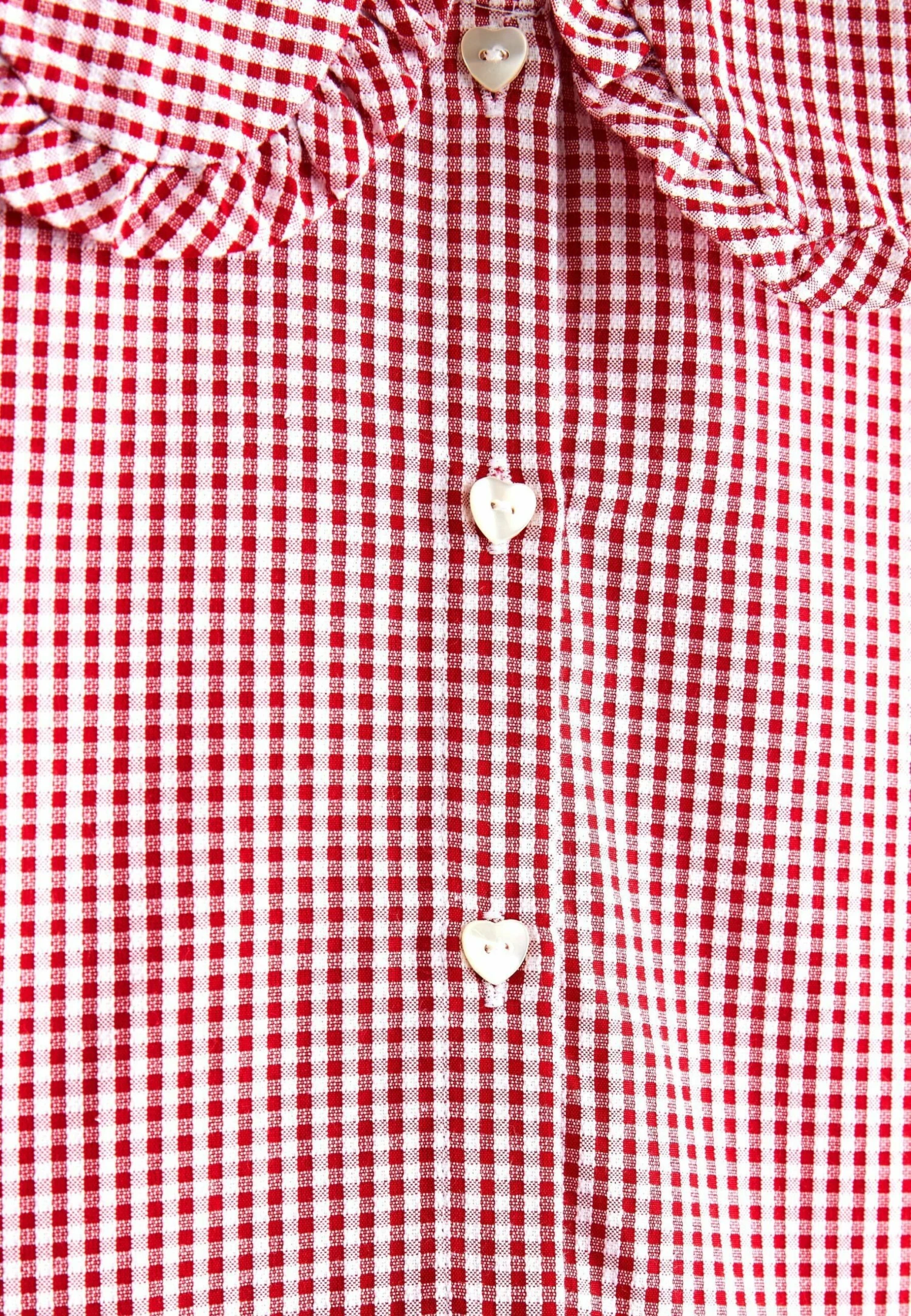 Next Rich School Gingham Tiered Pretty - Jurk - Red 4 Next Rich School Gingham Tiered Pretty - Jurk - Red - Afbeelding 4