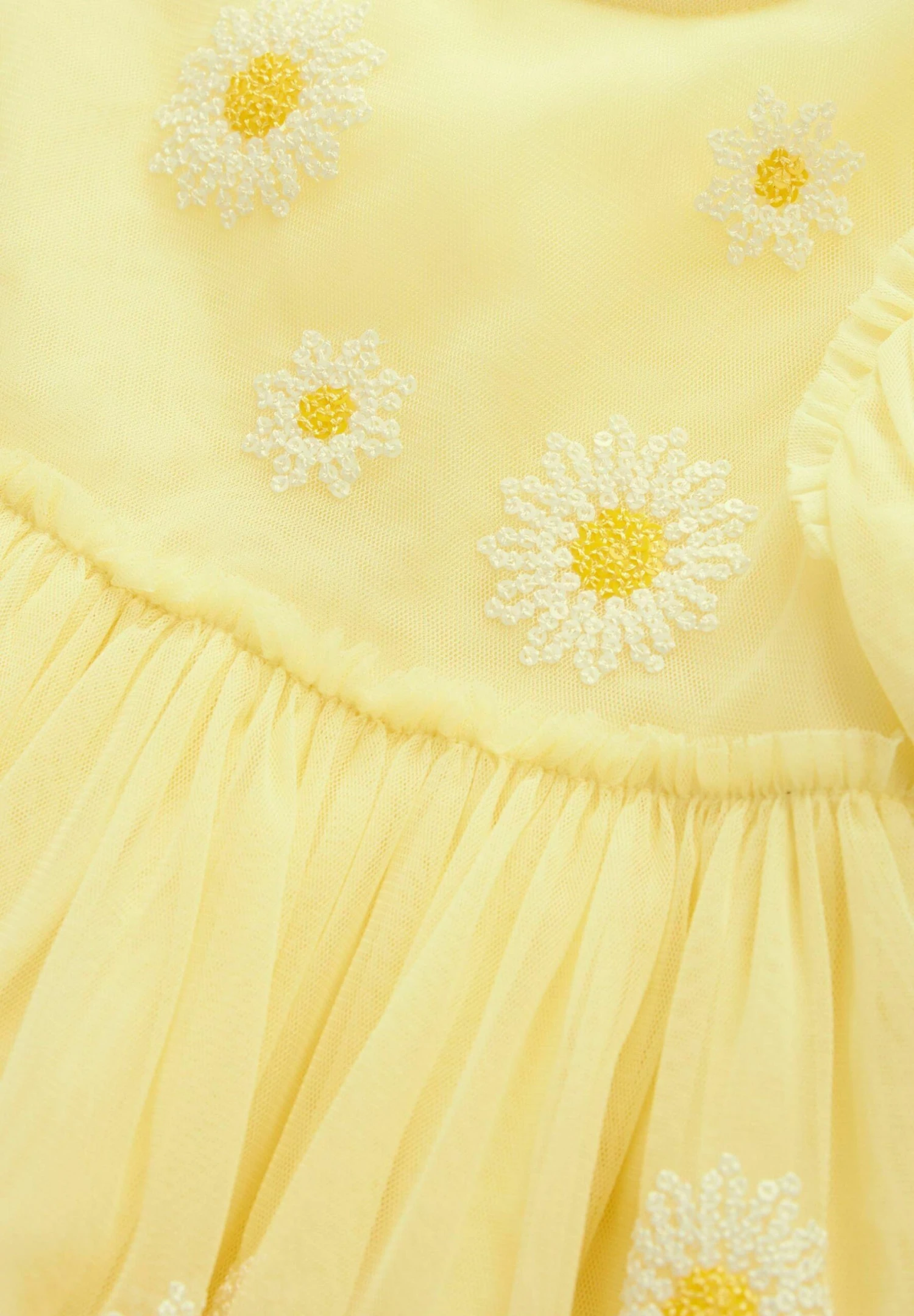 Next Short Sleeve Sequin Party Standard - Cocktailjurk - Yellow 4 Next Short Sleeve Sequin Party Standard - Cocktailjurk - Yellow - Afbeelding 4