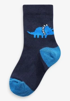 Next 7 Pack Rich Stripe Younger - Sokken - Blue (A00454) -Next 9050777c2ca043ccaa4177e43edde88f