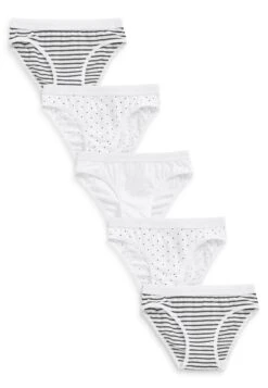 Next Spots And Stars Five Pack - Zwemslips - White/Black