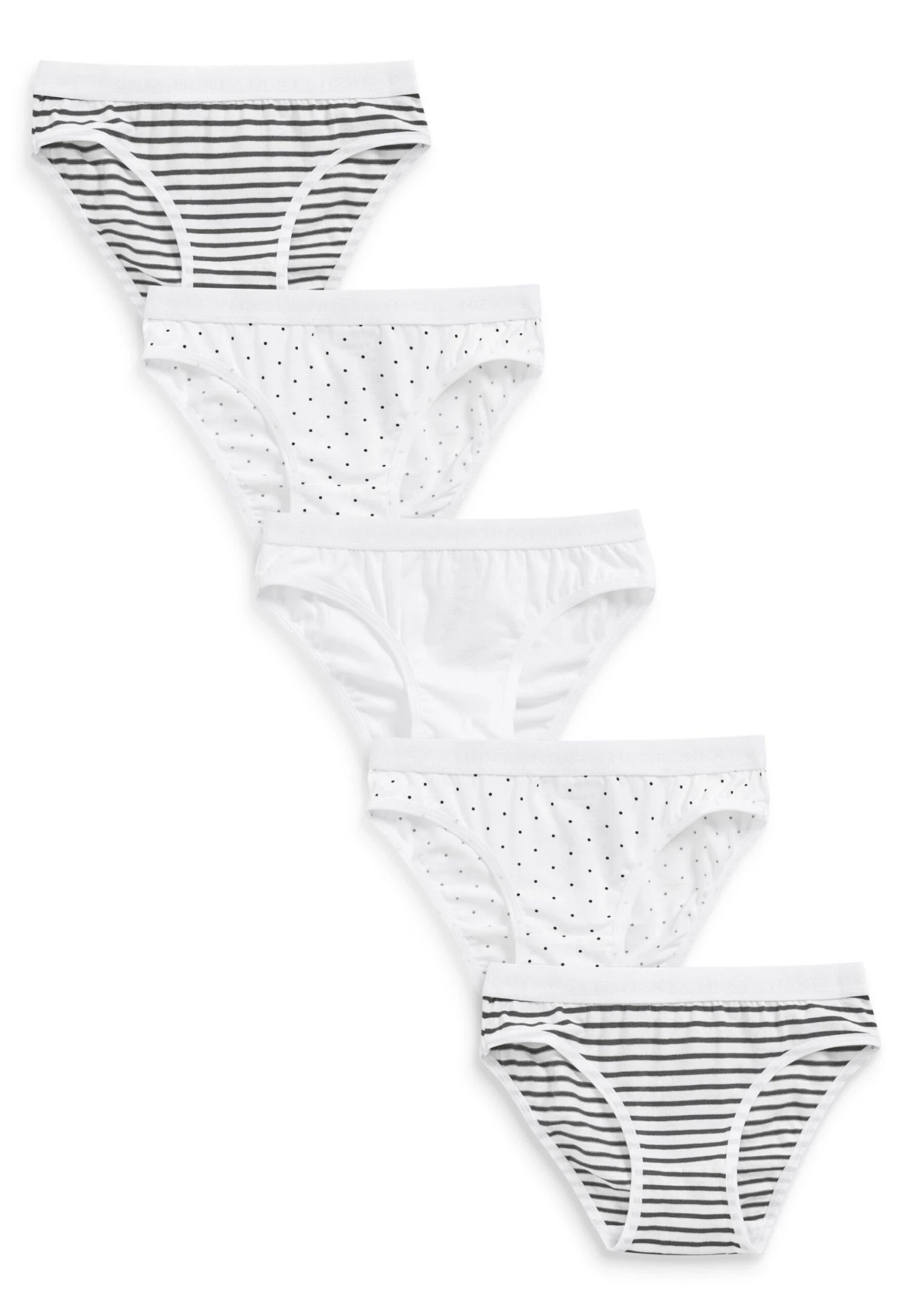 Next Spots And Stars Five Pack - Zwemslips - White/Black 1 Next Spots And Stars Five Pack - Zwemslips - White/Black