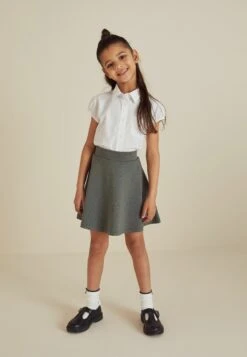 Next Stretch Pull-On School Skater Standard - A-Lijn Rok - Grey