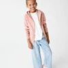 Next Standard - Sweater Met Rits - Pink