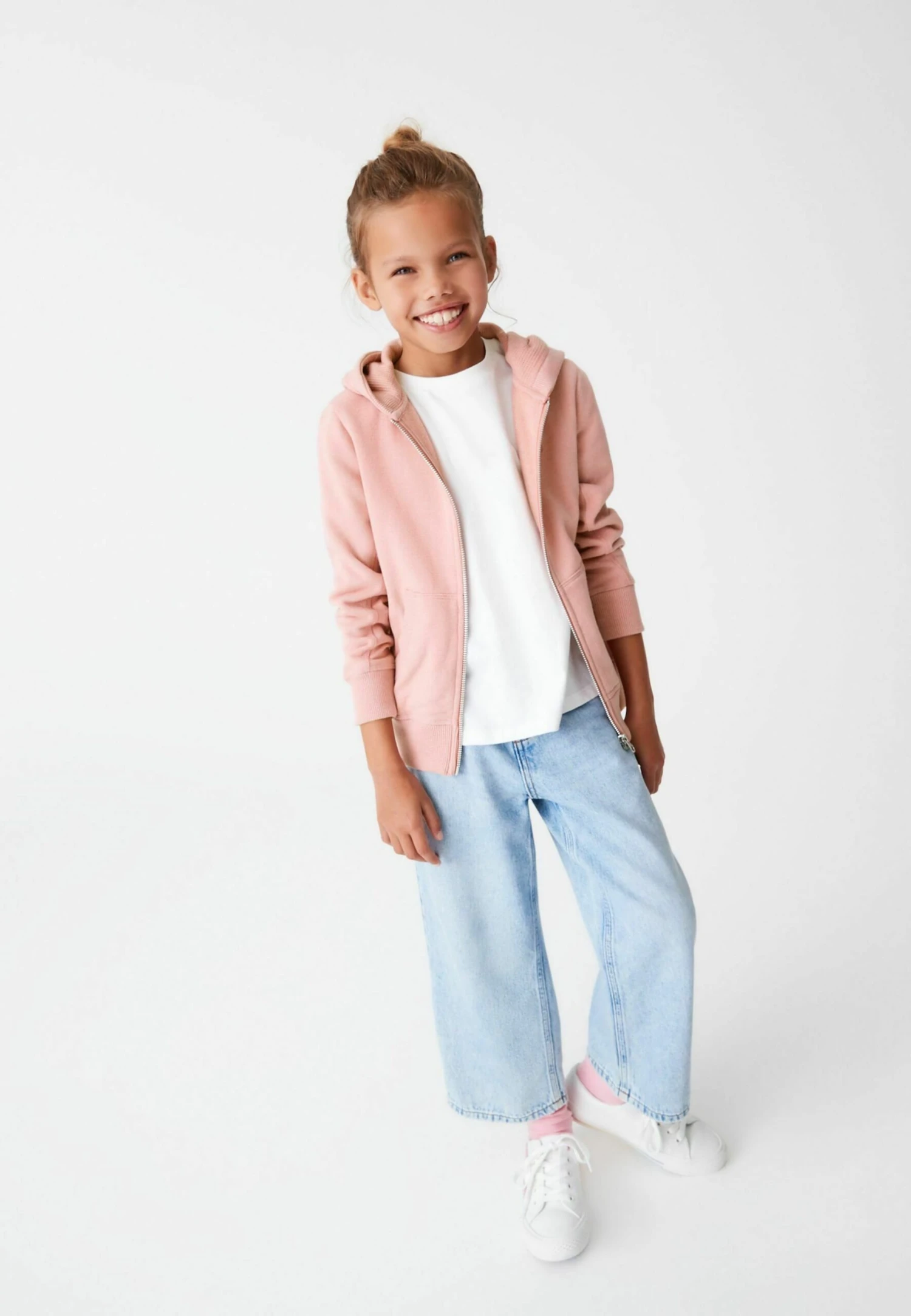 Next Standard - Sweater Met Rits - Pink 1 Next Standard - Sweater Met Rits - Pink
