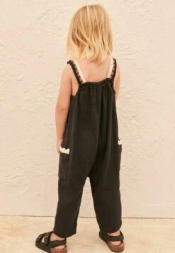 Next Crochet TexturedStandard - Jumpsuit - Charcoal Grey -Next 9895861e0f7f46a1b51f9e09dc2e76ed