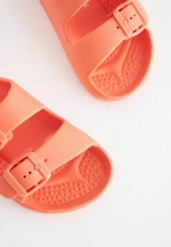 Next Double Buckle - Badslippers - Coral Pink -Next 99cb1a3bdfd645ffb2cd9fda4e9fb120