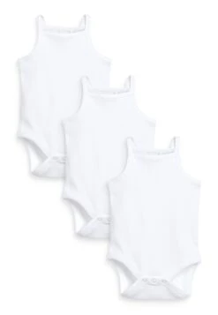 Next 3 Pack Strappy - Body - White