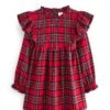 Next Ruffle Check Standard - Jurk - Red Tartan