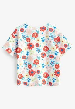 Next 4 Pack - T-Shirt Print - Ecru White Navy Blue -Next 9a3cdbab7e3a47ba8af61a1ace923567