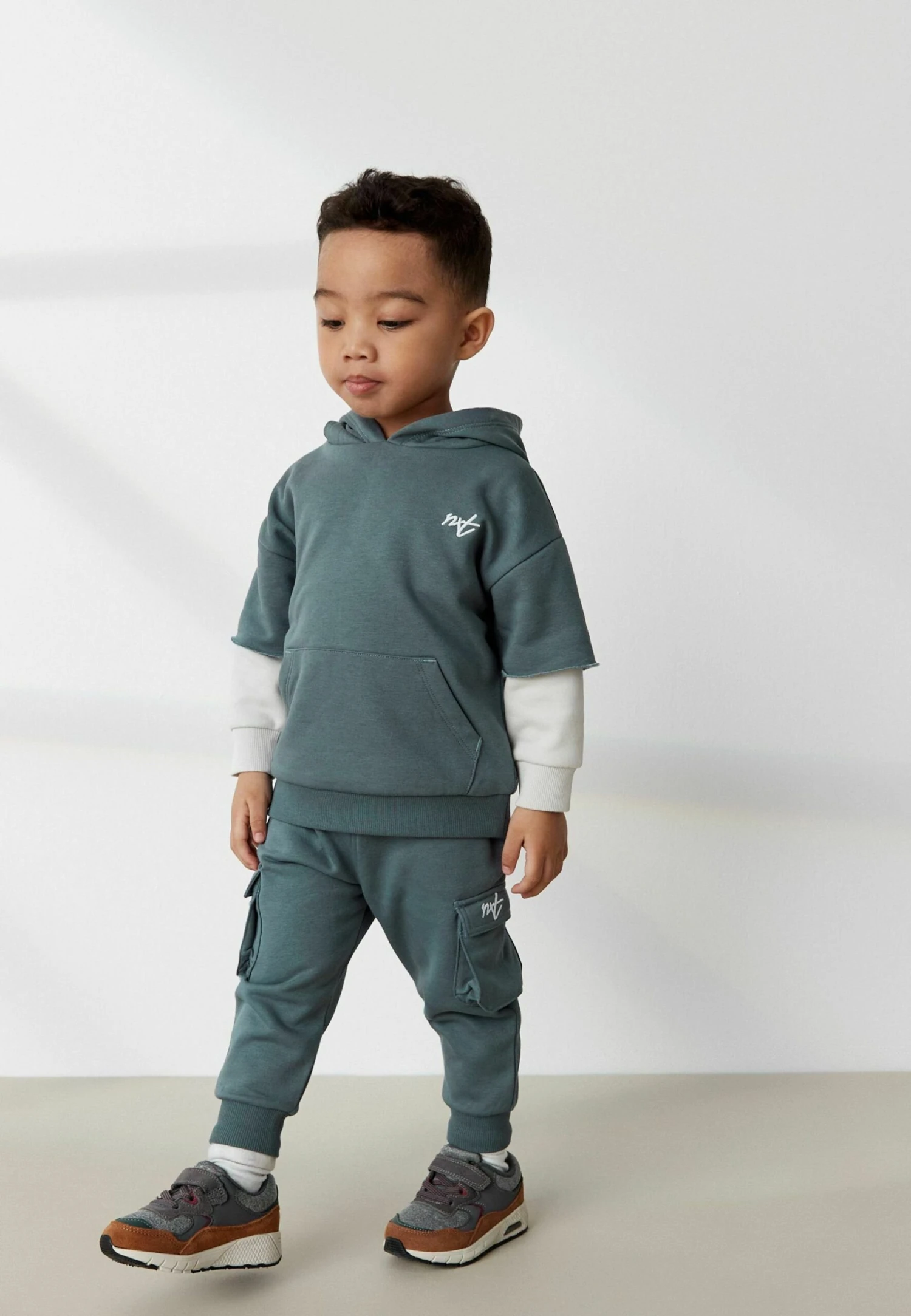 Next Utility Hoodie Jogger Set Hoodie And Joggers - Trainingspak - Teal Blue 2 Next Utility Hoodie Jogger Set Hoodie And Joggers - Trainingspak - Teal Blue - Afbeelding 2