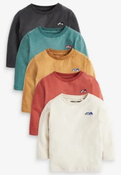 Next 5 Pack Long Sleeve - Longsleeve - Mineral