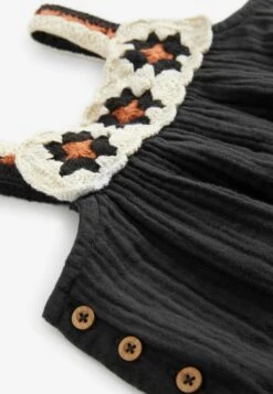 Next Crochet TexturedStandard - Jumpsuit - Charcoal Grey -Next a472befdae184943ae9f121e02463d2c