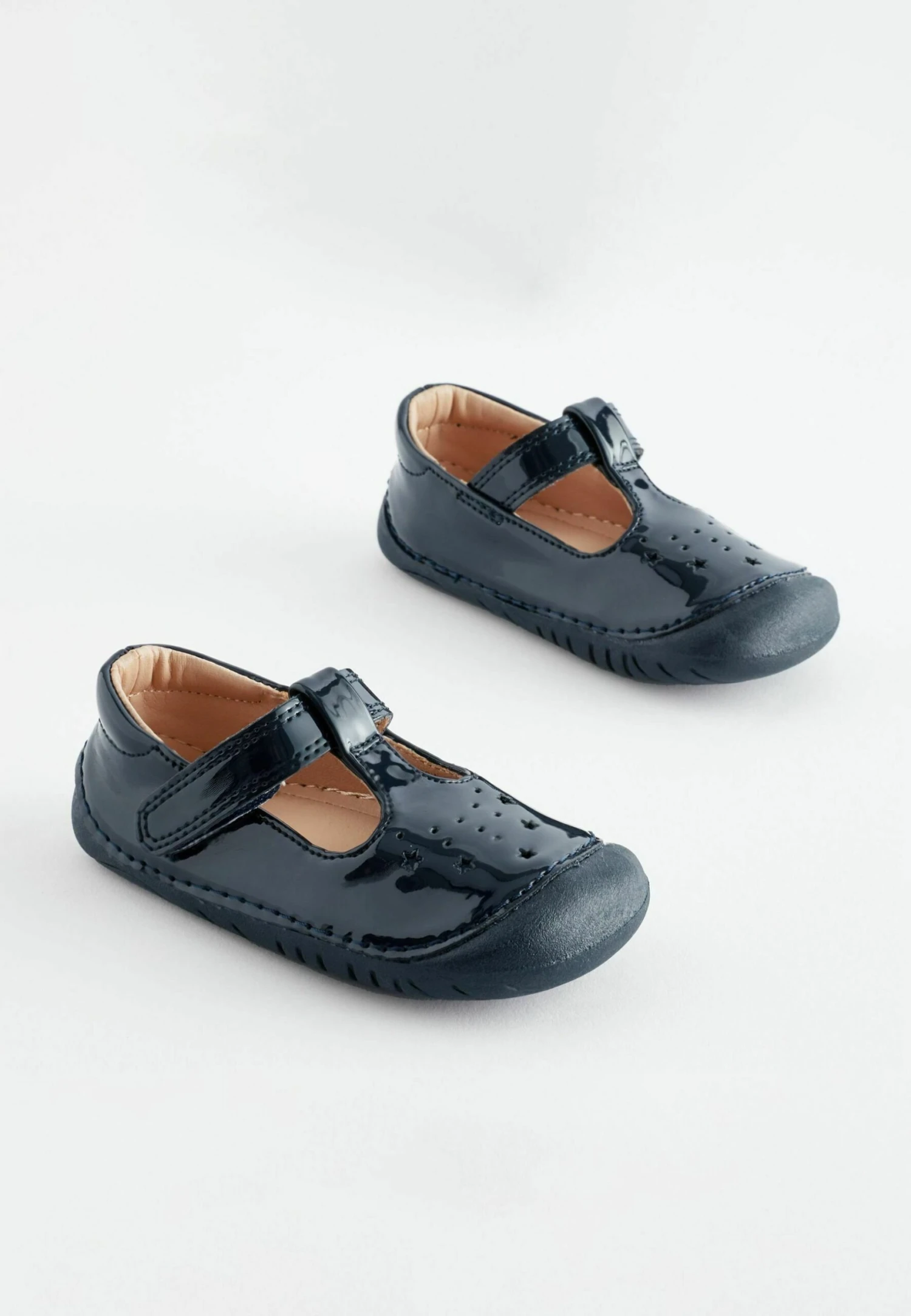 Next Crawler T Bar Wide Fit G - Babyschoenen - Navy Blue Patent 5 Next Crawler T Bar Wide Fit G - Babyschoenen - Navy Blue Patent - Afbeelding 5