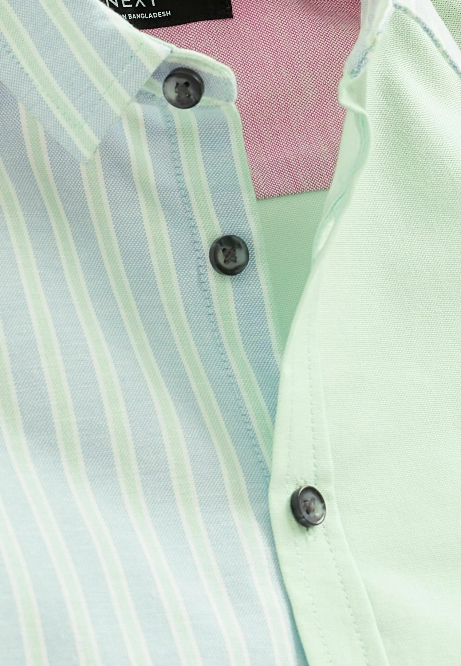 Next Short Sleeve Standard - Overhemd - Pastel Blue Stripe 3 Next Short Sleeve Standard - Overhemd - Pastel Blue Stripe - Afbeelding 3