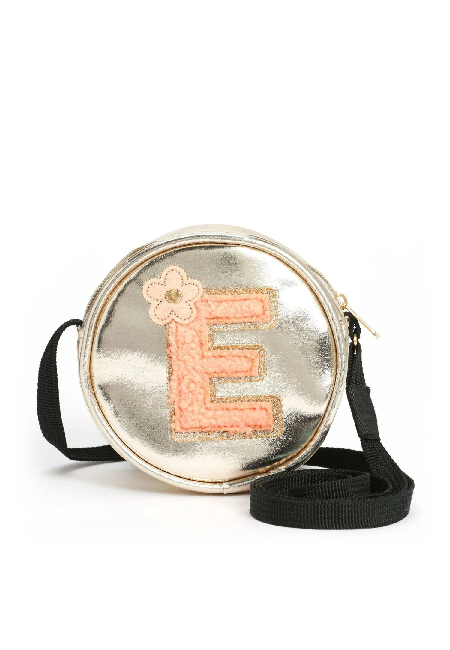 Next Mini Initial Flower Standard - Schoudertas - Gold E 1 Next Mini Initial Flower Standard - Schoudertas - Gold E