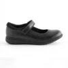 Next School Brogue Detail Mary Jane Standard Fit F - Babyschoenen - Matt Black