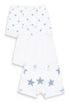 Next 3 Pack - Zwemshorts - White/Blue