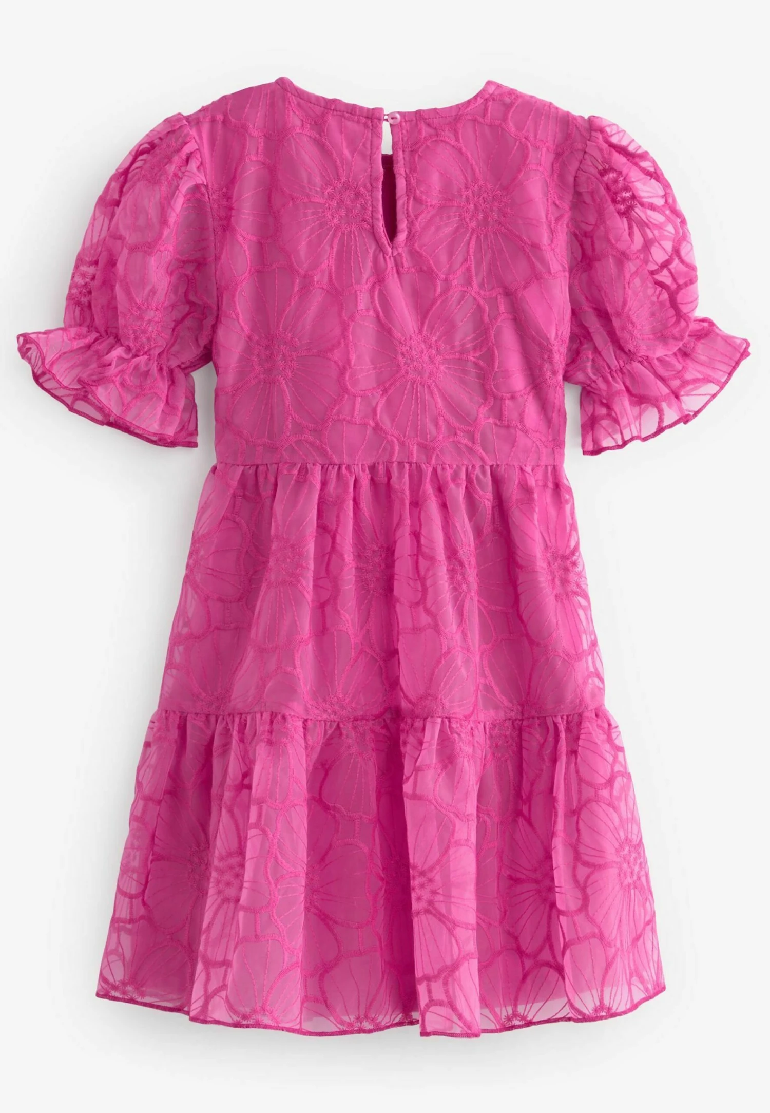 Next Organza Floral Tiered Standard - Jurk - Pink 2 Next Organza Floral Tiered Standard - Jurk - Pink - Afbeelding 2